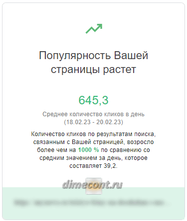 Динамика трафика из Google